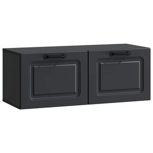 vidaXL Rippuv TV kapp Must 78,5 x 31 x 30 cm Tehispuit