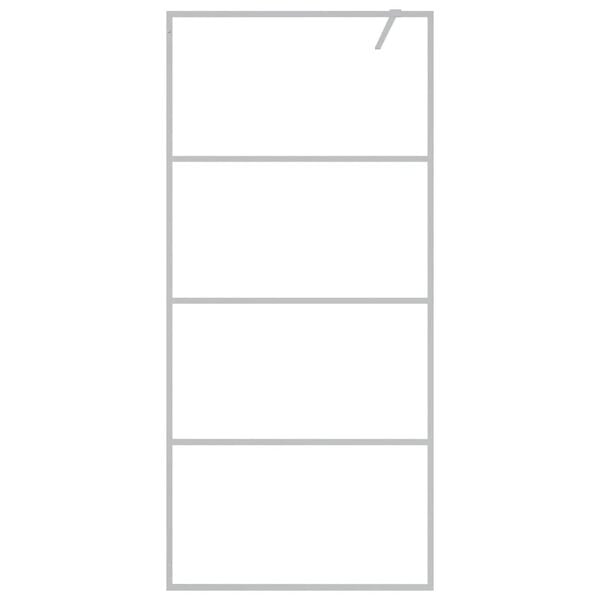 vidaXL du&scaron;inurga sein, h&otilde;bedane, 90 x 195 cm, l&auml;bipaistev ESG-klaas