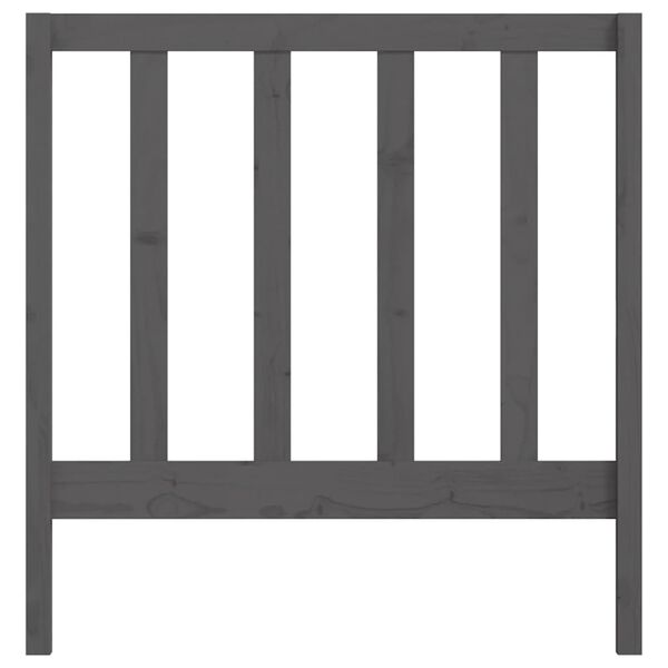 vidaXL voodipeats, hall, 96 x 4 x 100 cm, m&auml;nnipuit