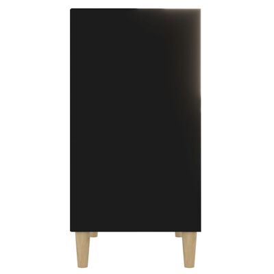vidaXL puhvetkapp, must, 57x35x70 cm, puitlaastplaat
