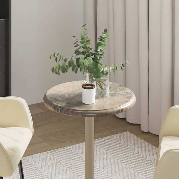 vidaXL lauaplaat, hall, &Oslash; 40 x 2,5 cm, marmor