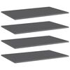 vidaXL riiuliplaadid 4 tk, hall, 80x50x1,5 cm, puitlaastplaat