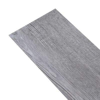 vidaXL iseliimuvad PVC-põrandaplaadid 2,51 m², 2 mm, matt puit, hall