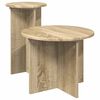 vidaXL Abilaudade komplekt 2 tk Sonoma tamm &Oslash; 45 x 35 cm Tehispuit