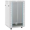 vidaXL 18U serverikapp p&ouml;&ouml;ratavate jalgadega, 19" IP20, 60x60x100 cm