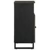 vidaXL Puhvetkapp Must 60x33x75 cm T&auml;ispuidust Mango