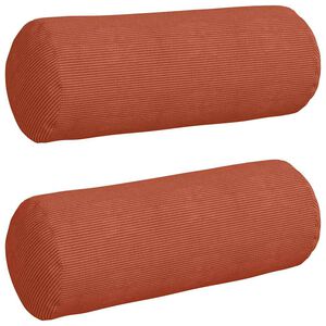 vidaXL Padjad 2 pcs Punane oranž &Oslash; 25 x 70 cm Korter kangas