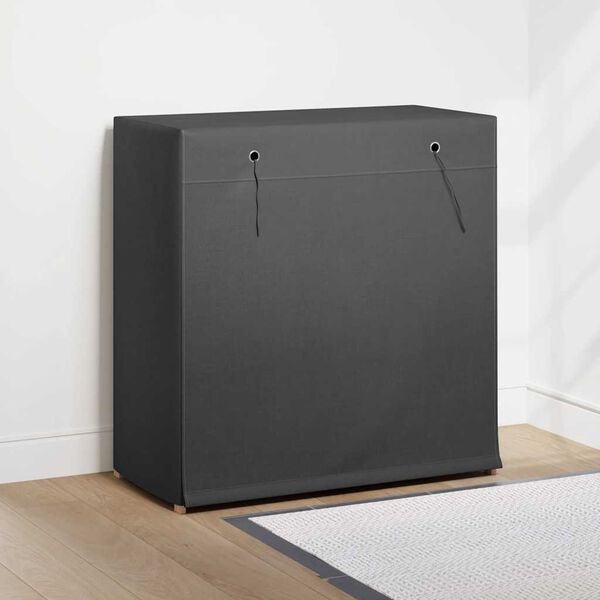 vidaXL kingakapp kattega, hall, 79 x 40 x 80 cm, kangas