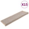 vidaXL trepimatid 15 tk 65 x 21 x 4 cm h&otilde;bedased ristk&uuml;likukujulised servad