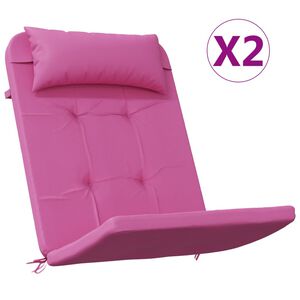 vidaXL Adirondack toolipadjad 2 tk, roosa, oxford kangas