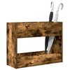 vidaXL Hoidik ja riputustugi Suitsetatud tamm 65 x 24 x 50 cm
