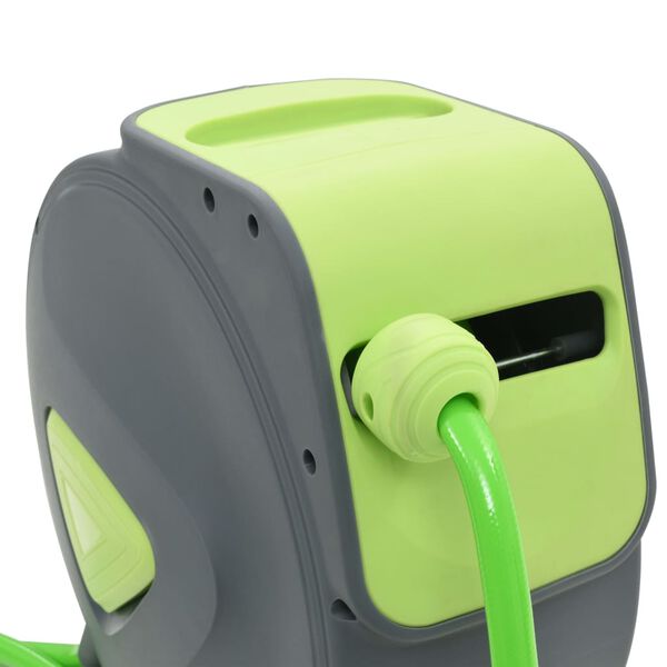 vidaXL automaatselt sissetõmmatav voolikupool seinakinnitusega, 20+2 m