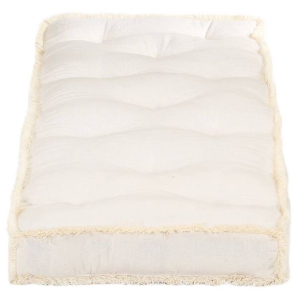 vidaXL euroalustest diivani padi, beež 120 x 40 x 7 cm