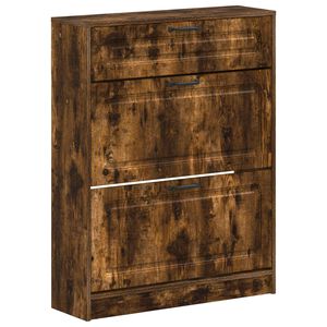 vidaXL Kinga kapp UTRECHT 78 x 24 x 100 cm Tehispuit Suitsutatud tamm