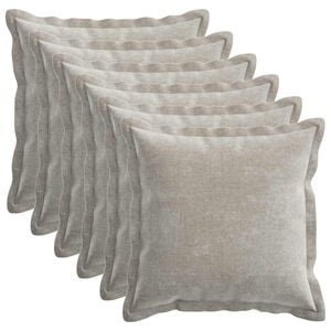 vidaXL Diivanipadi 6 pcs HOUTEN Helehall 30 x 30 cm &Scaron;en&uuml;&uuml;lfabric