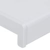 vidaXL Akna aluskate Valge 80 x 15 x 4,5 cm PVC