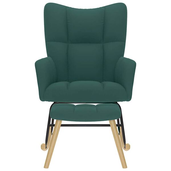 vidaXL kiiktool jalapingiga, roheline, kangas