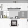 vidaXL K&ouml;gi Splashback 2 pcs Helehall 120 x 60 cm karastatud klaas