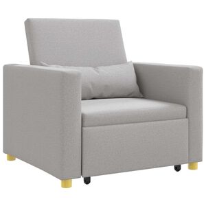 vidaXL L&uuml;kandvoodi &uuml;hele inimesele Pilvehall 90 x 165 x 87 cm kangas