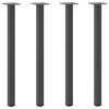 vidaXL konsoollaua jalad 4 tk, antratsiithall, 72&ndash;74 cm, teras