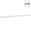 vidaXL Trepiastme servaprofiilid 10 pcs Hõbedane 67 cm Alumiinium