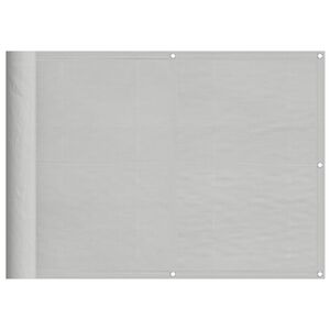 vidaXL r&otilde;dusirm, helehall, 75 x 300 cm, 100% pol&uuml;ester oxford