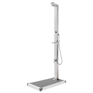 vidaXL aiadu&scaron;&scaron; halli alusega, 225 cm, roostevaba teras