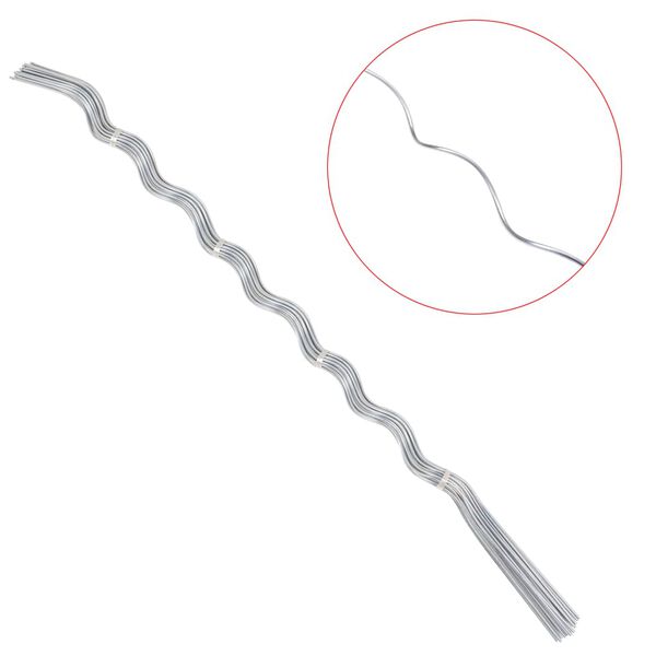 vidaXL spiraalsed taimetoed 20 tk, tsingitud teras, 170 cm