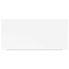 vidaXL seinariiul, valge, 50 x 23 x 3,8 cm MDF