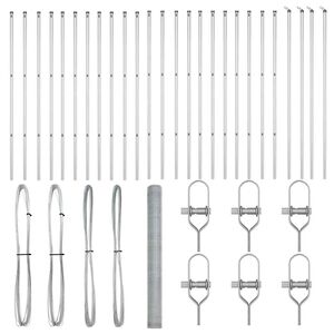 vidaXL Aiapost H&otilde;bedane