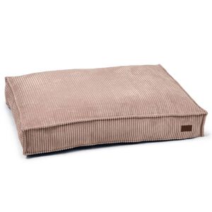 Disainitud Lotte koerapadi soonikkoes 100x70x15 cm roosa