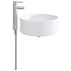 vidaXL Vannitoa pesu kauss Kroom 40,5 x 40,5 x 15,5 cm Metall