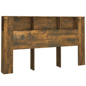 vidaXL peatsi kapp, suitsutatud tamm, 180 x 18,5 x 104,5 cm