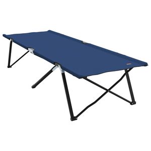 vidaXL Kokkupandav telkimise voodi Sinine 206 x 76 x 74 cm