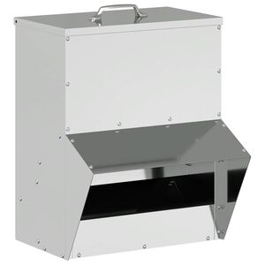 vidaXL Kanali feeder H&otilde;bedane 20 x 25 x 35 cm Tsinkteras
