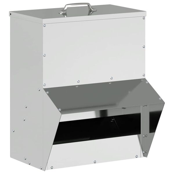 vidaXL Kanali feeder H&otilde;bedane 20 x 25 x 35 cm Tsinkteras