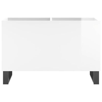 vidaXL plaadikapp, kõrgläikega valge, 74,5 x 38 x 48 cm, tehispuit