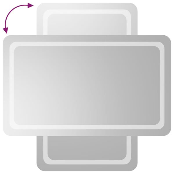 vidaXL LED vannitoapeegel 60 x 100 cm