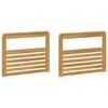 vidaXL K&auml;etugede moodul 2 pcs Valge 79 x 6 x 61 cm Tugev akatsiapuu