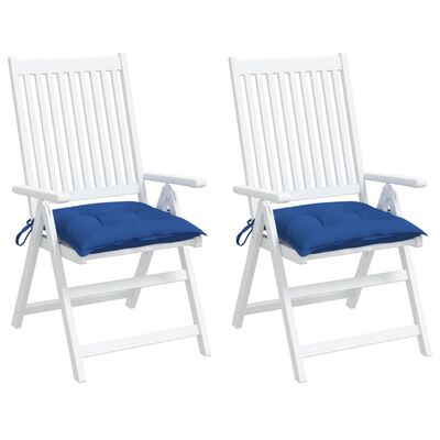 vidaXL tooli istmepadjad 2 tk, sinine, 50 x 50 x 7 cm, kangas