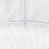 vidaXL kasvuhoone terasraamiga, valge, 120 m&sup2;, 20x6x2,85 m
