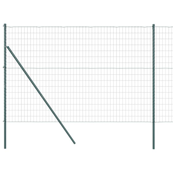 vidaXL Aed koos postidega Roheline 1.6 x 10 m Teras