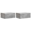 vidaXL Seinale kinnitatav &ouml;&ouml;tis 2 pcs Betoonhall 49 x 34,5 x 20 cm