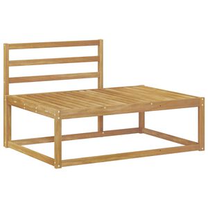 vidaXL V&auml;lim&ouml;&ouml;bel L&otilde;ppdiivan Valge 115 x 83 x 73 cm Tugev akatsiapuu