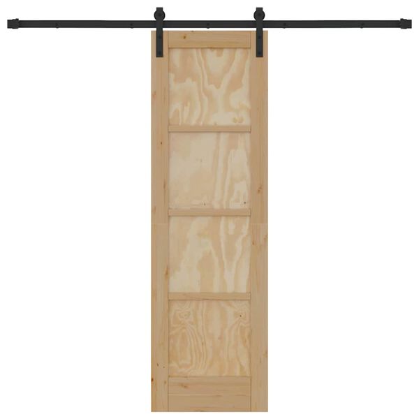 vidaXL Libisev uks Pruun 61 x 198,5 cm Tahke m&auml;nd