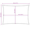 vidaXL oxford-kangast p&auml;ikesepuri, ristk&uuml;lik, 2,5 x 4,5 m, must