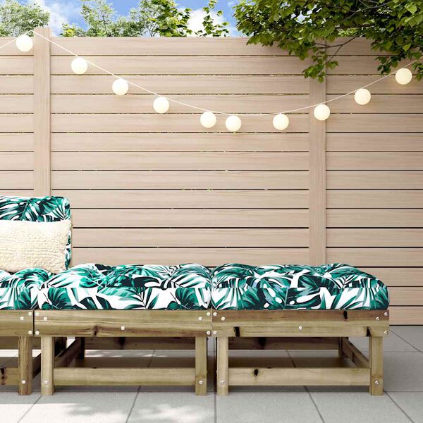 vidaXL aia jalapingid istmepatjadega 2 tk, immutatud männipuit