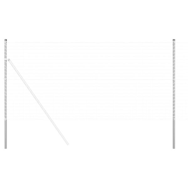 vidaXL Aiapost 2 pcs H&otilde;bedane Pulberv&auml;rvitud Teras