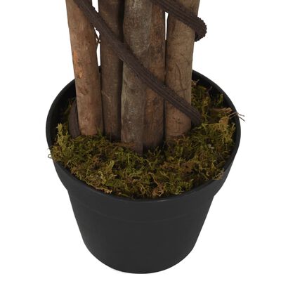 vidaXL kunsttaim lüüra-viigipuu, 96 lehega, 80 cm, roheline