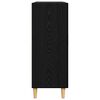 vidaXL K&otilde;ide sahtliga Must tamm 34 x 69.5 x 90 cm Tehispuit